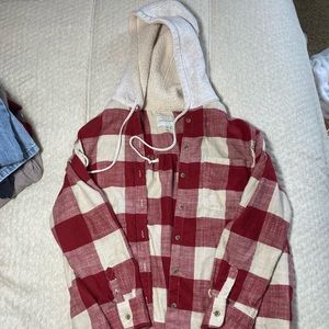 Hooded flannel